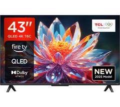 TCL T6C 43" QLED 4K HDR Smart Fire TV