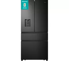HISENSE PureFlat RF540N4WFE Fridge Freezer - Black Stainless Steel